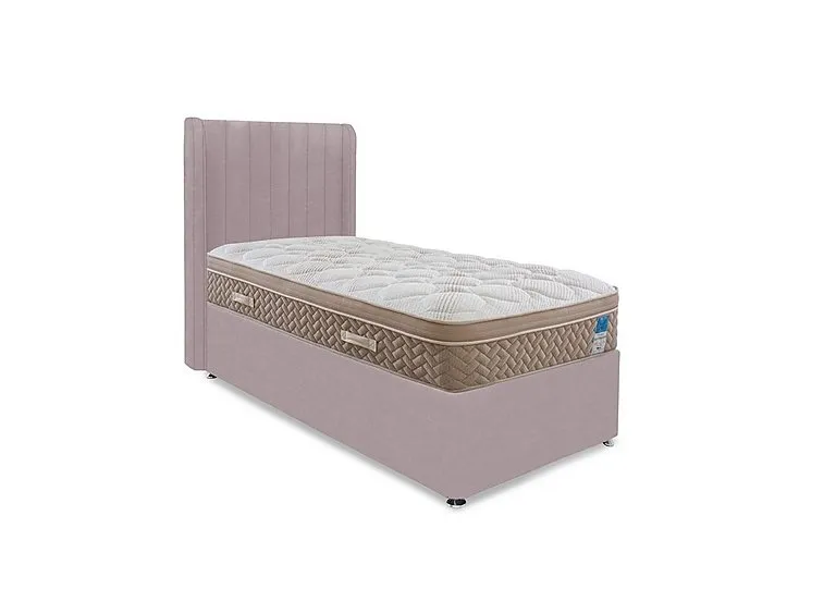 PlushTech Divan Set - Small Single - Plush Lilac