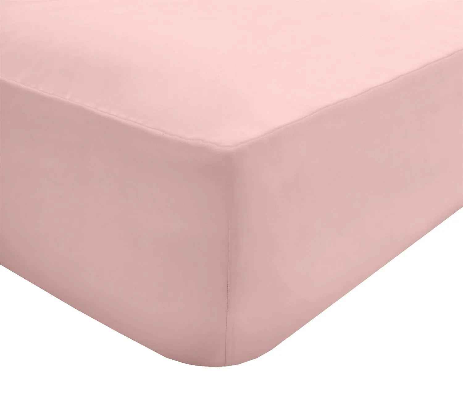 Smart Living Polycotton Bed Linen Luxury Fitted Bedsheet or Pillowcase Non Iron in Pink 2