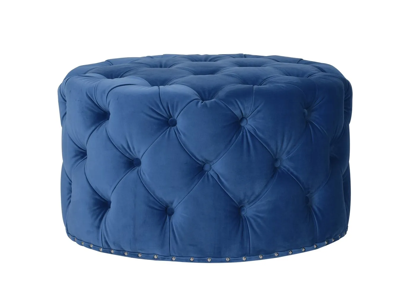 Timothy Oulton Lord Digsby Round Footstool