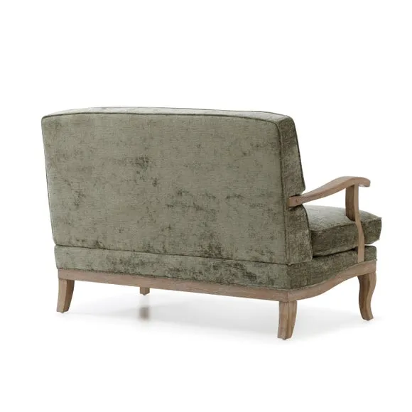 Esme Distressed Chenille 2 Seater Sofa 3