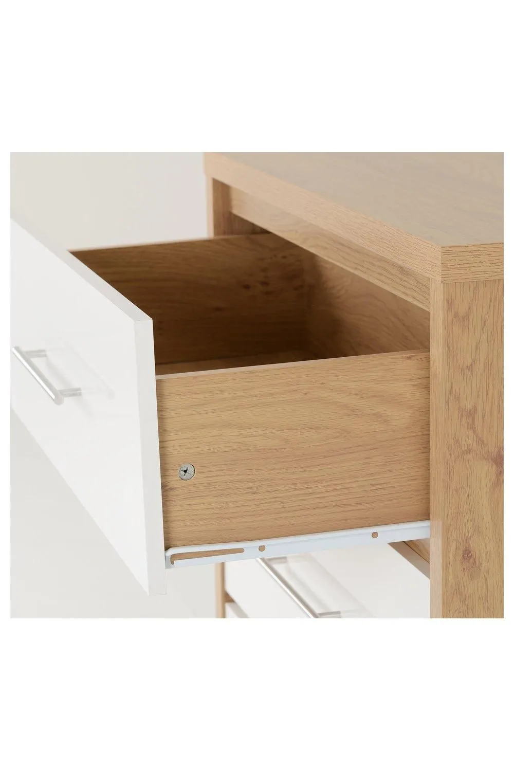 Seconique Seville 3 Drawer Chest in White 4