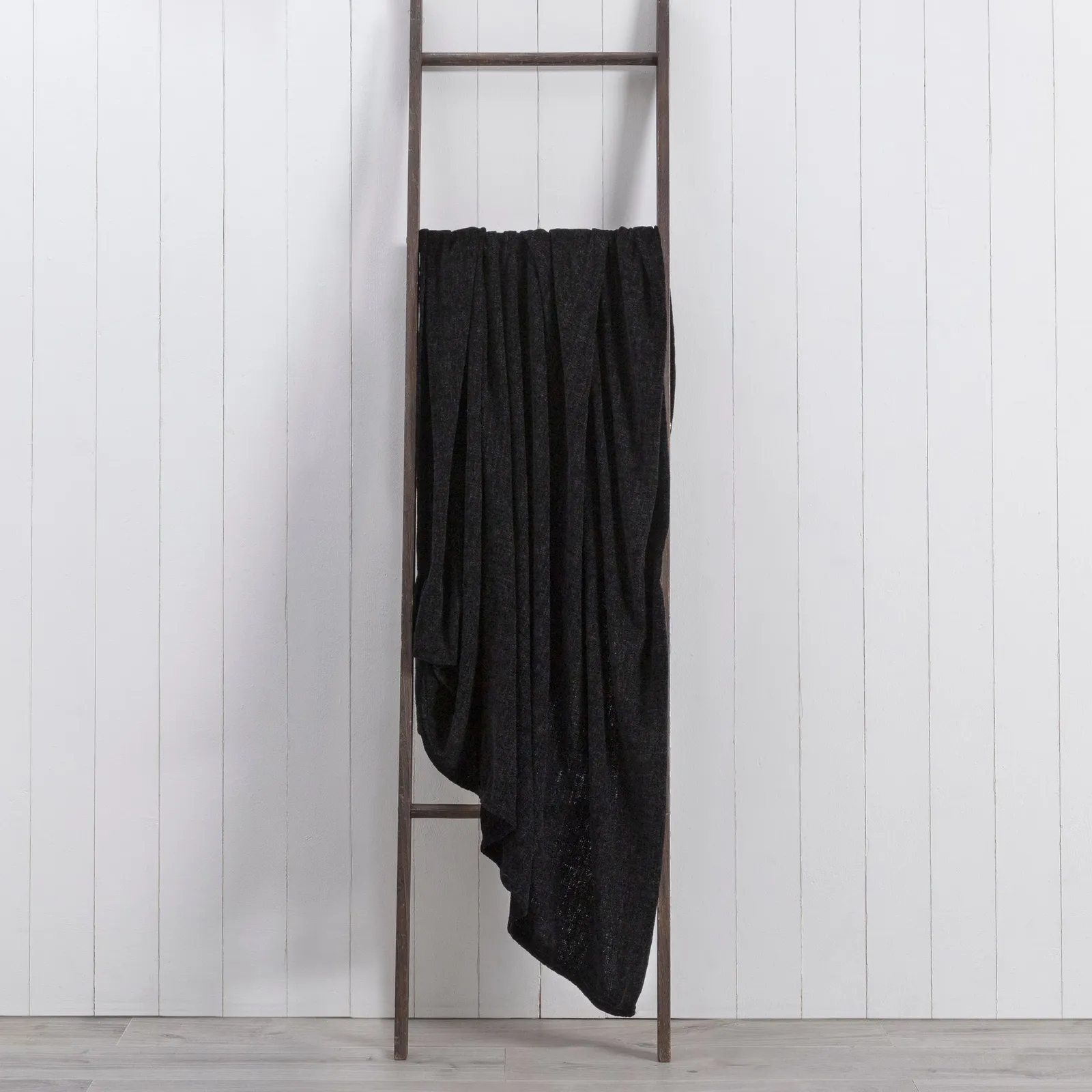 Chenille 200cm x 200cm Throw Black