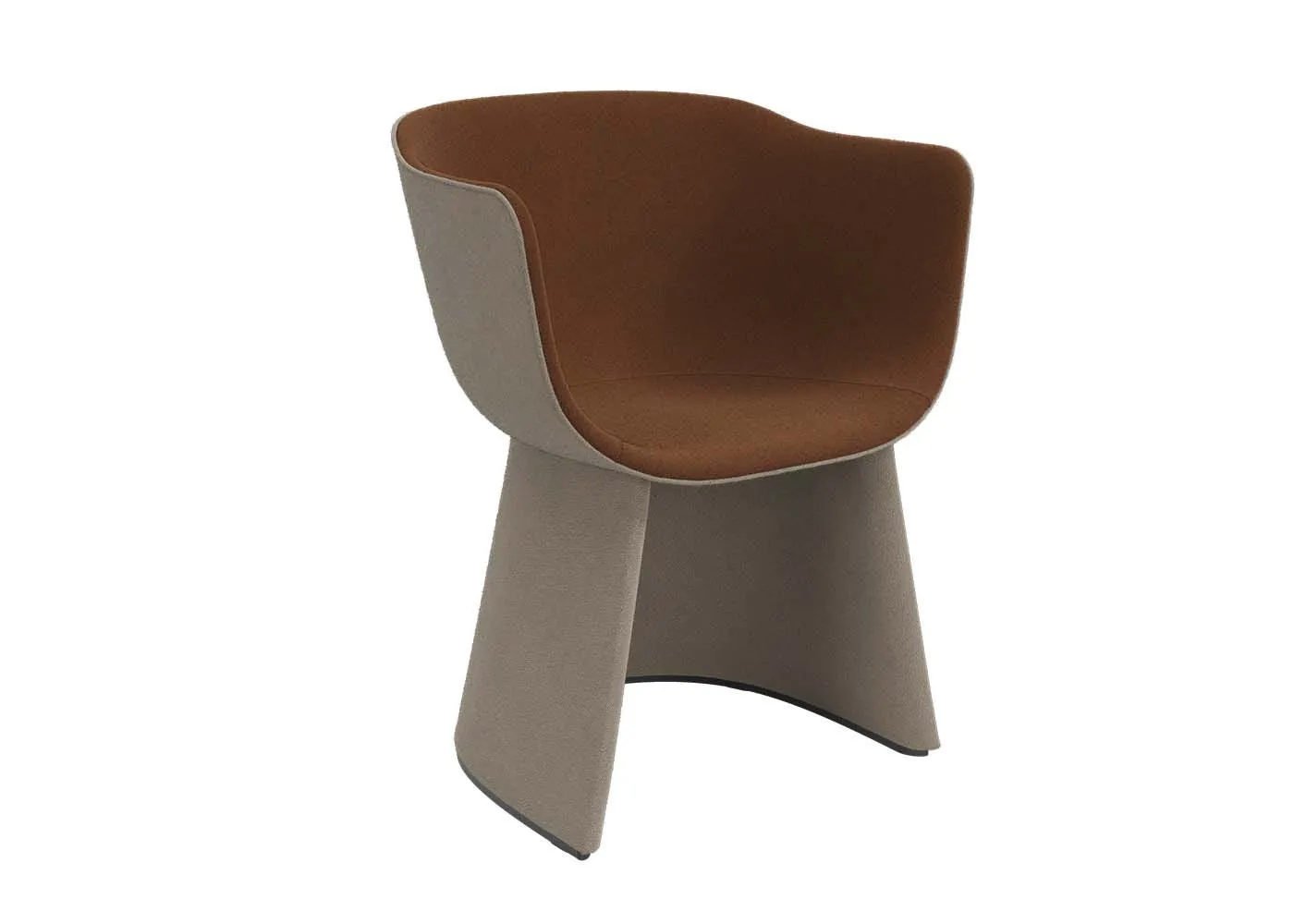 Fritz Hansen Monolit Dining Chair Inner Vidar 363 & Outer Vidar 222 2