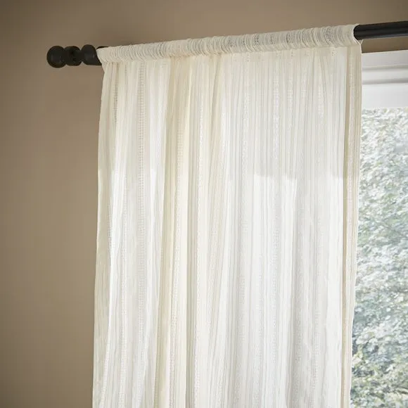 Pineapple Elephant Zofia Broderie Anglaise Slot Top Voile Panel