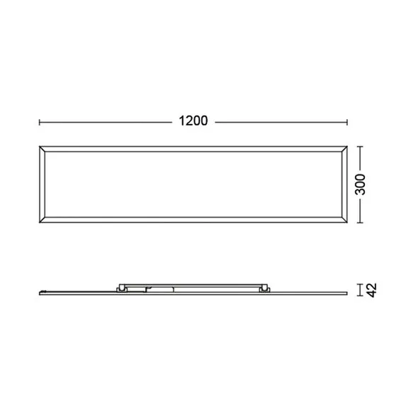 Philips Warm White Panel Integrated LED Flush Ceiling Light 3