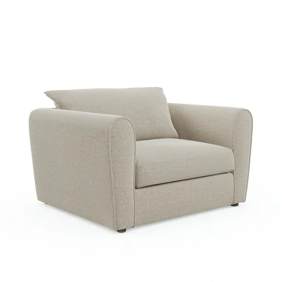 Blake Basket Weave Texture Snuggle Chair 6
