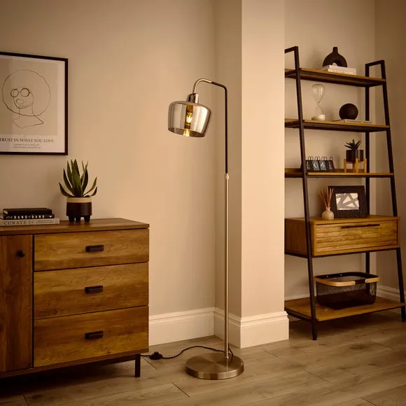 Auburn Industrial Adjustable Floor Lamp 2