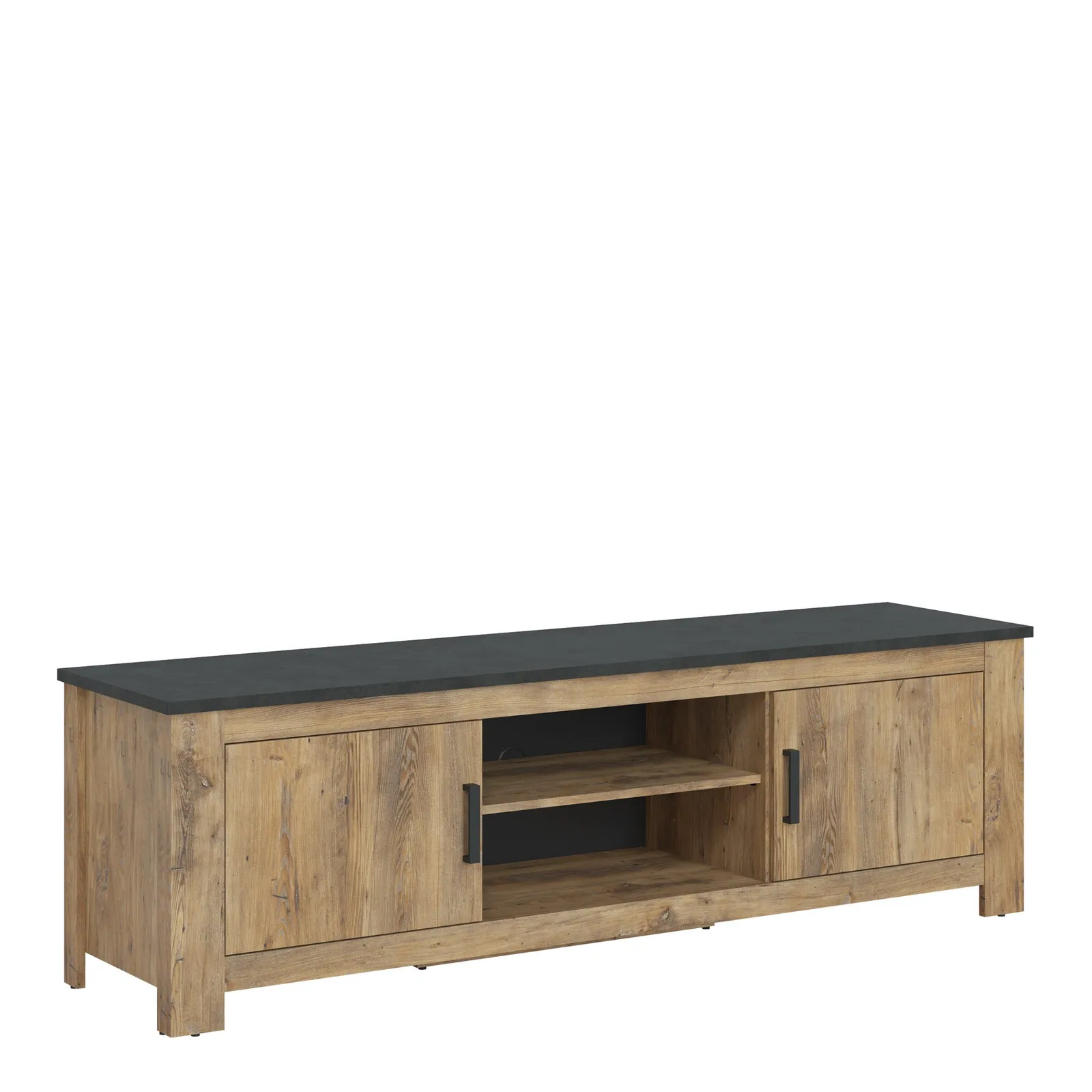 Furniture To Go Rapallo 2 Door 189cm wide TV Cabinet in Brown