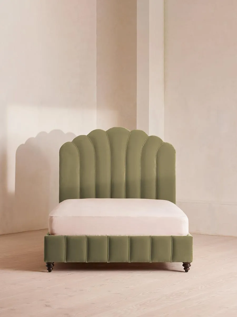 Manette Bed, Double, Velvet Lichen