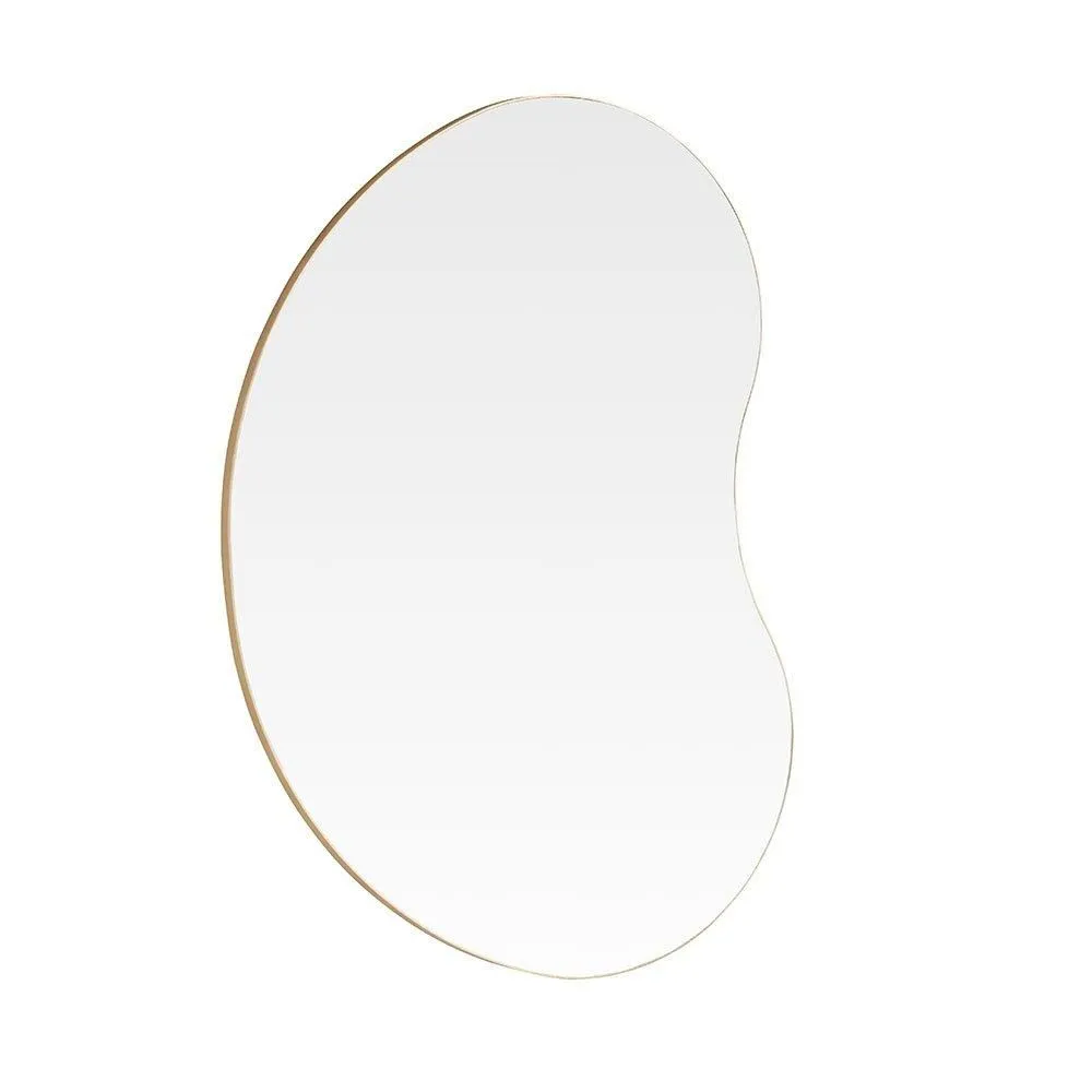 Yearn Mirrors Large Pebble Mirror Gold 111x81cm 2