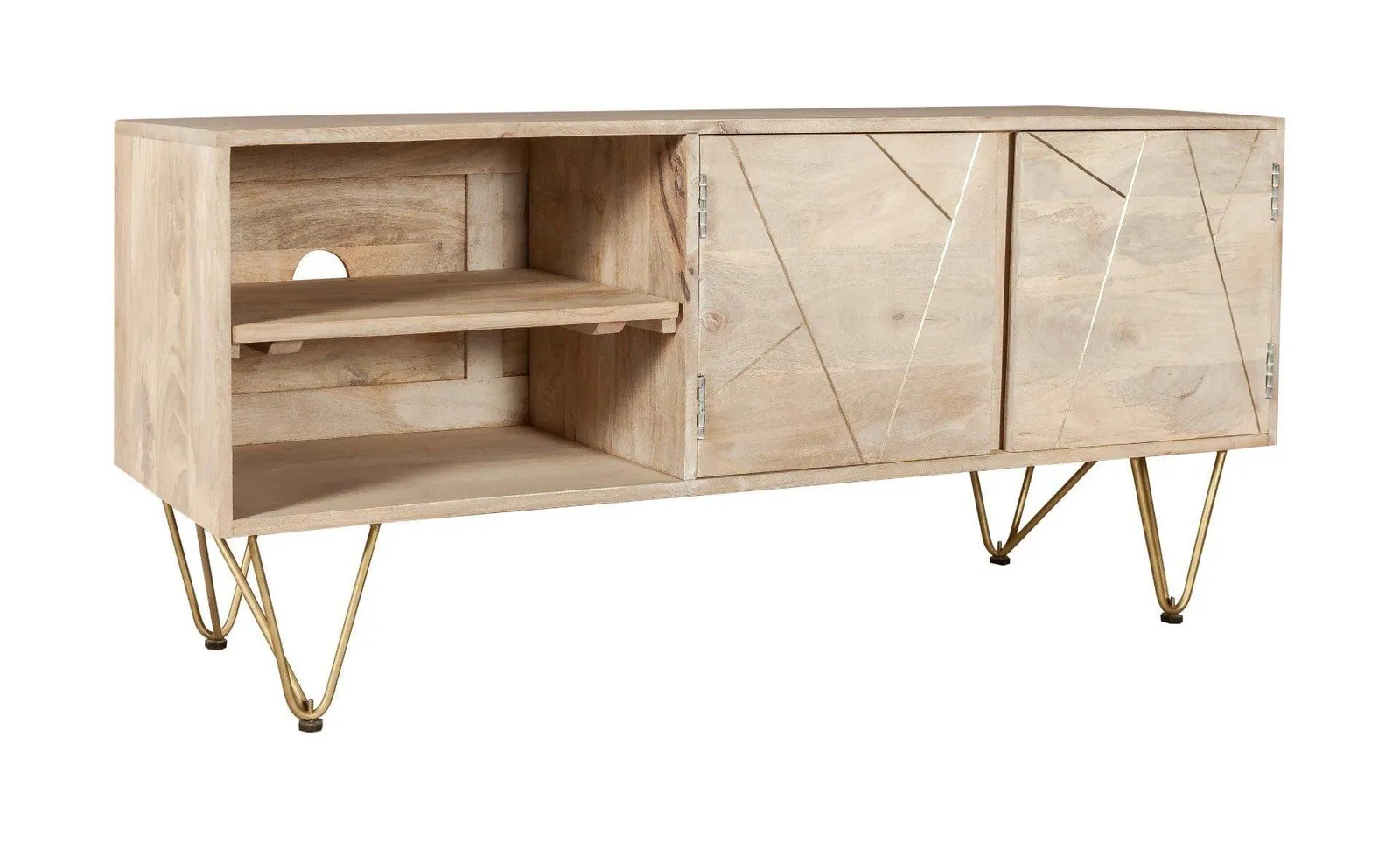 IH Design Plasma Media Unit Deiondre Light Mango in Brown 2