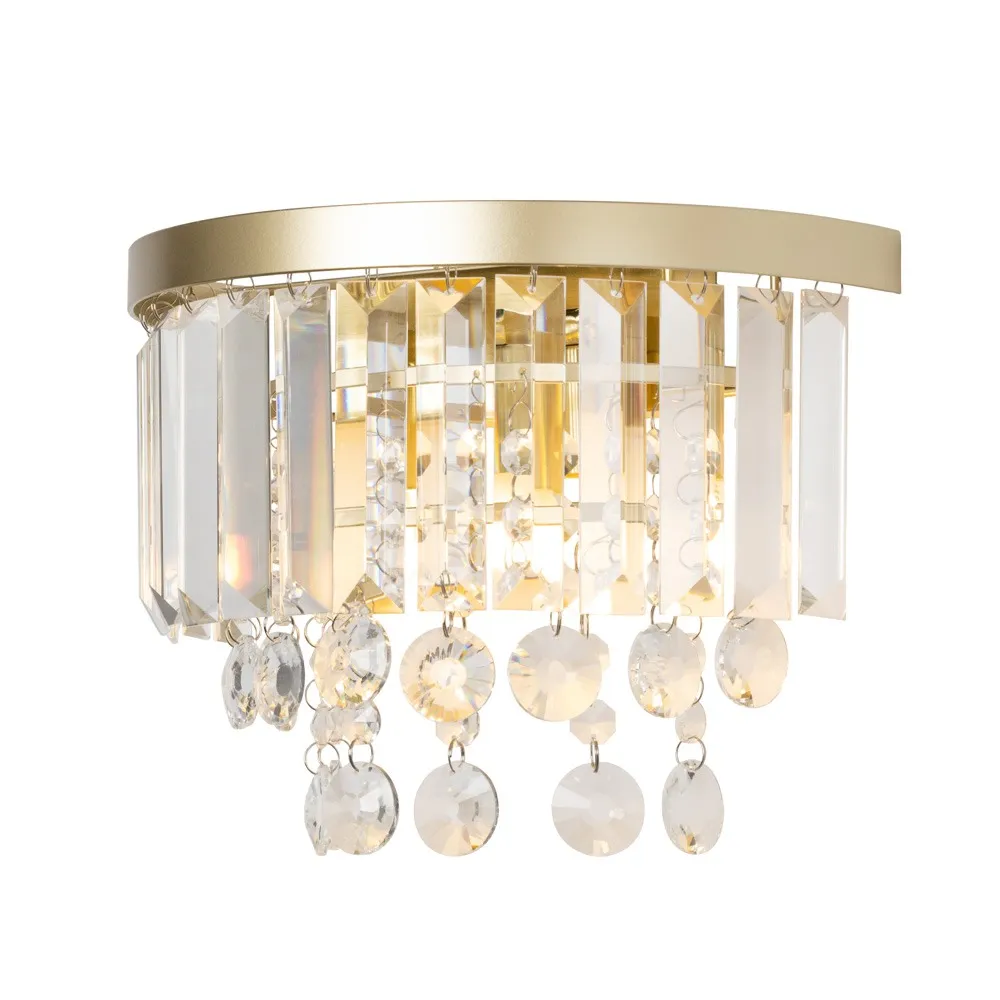 Paladina Wall Light, Satin Brass