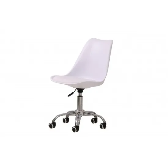 Larsson Swivel Home Office Chair In White