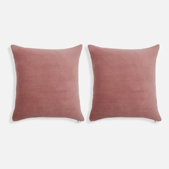 Set of 2 Fleece Square Cushion Covers 3
