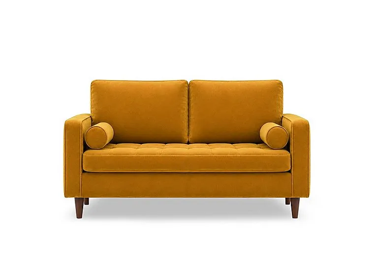 Sullivan 2 Seater Fabric Sofa - Mustard - Sofas and Armchairs - In Time for Christmas