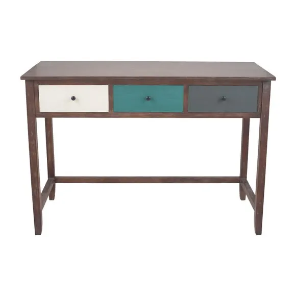 Pacific Loft 3 Drawer Dressing Table, Pine 2