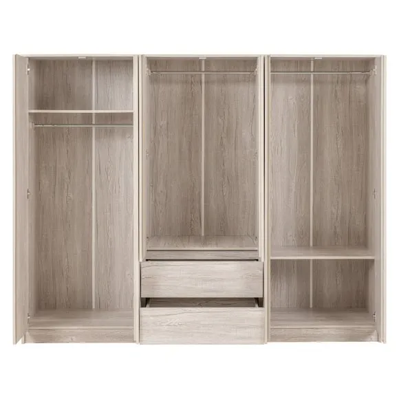 Walker 6 Door 2 Drawer Wardrobe 5