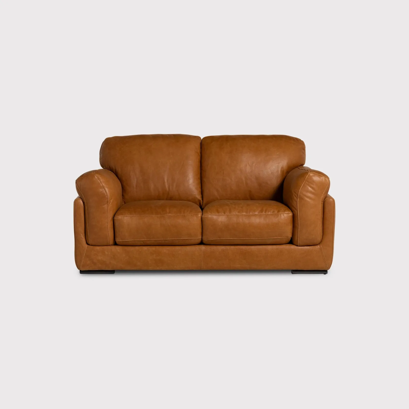 Ledbury 2 Seater Sofa, Brown Leather | Barker & Stonehouse