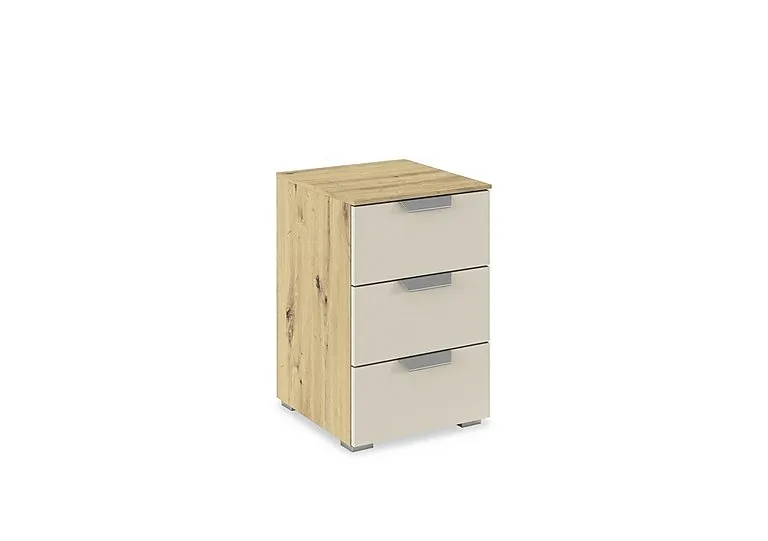 Freja 3 Drawer Decor Bedside Cabinet