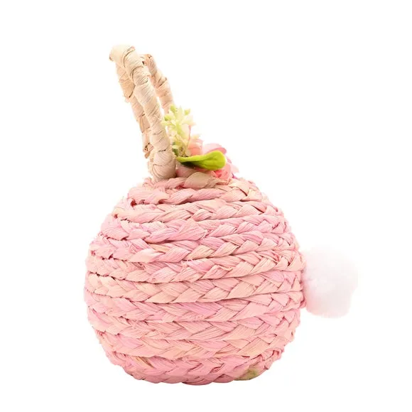 Eggstraordinary Gift Co. Faux Flower Easter Bunny Decoration 2