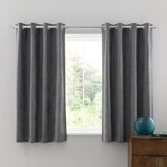 Oxford Chenille Eyelet Curtains 5
