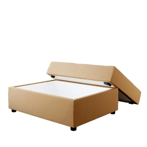 Rectangle Opulent Velvet Storage Footstool 4