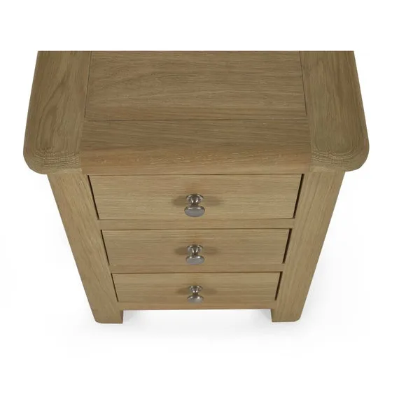 Memphis 3 Drawer Bedside Table 5