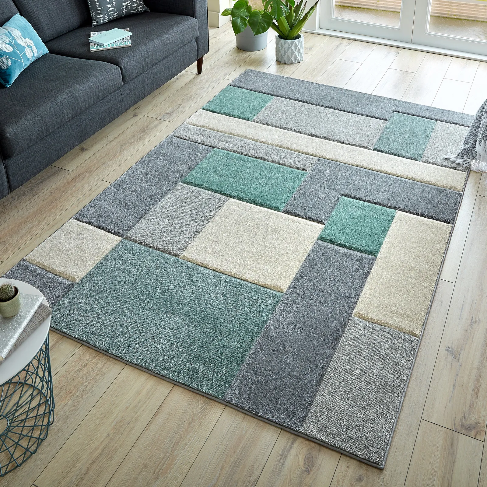 Cosmos Hand Carved Rug 1