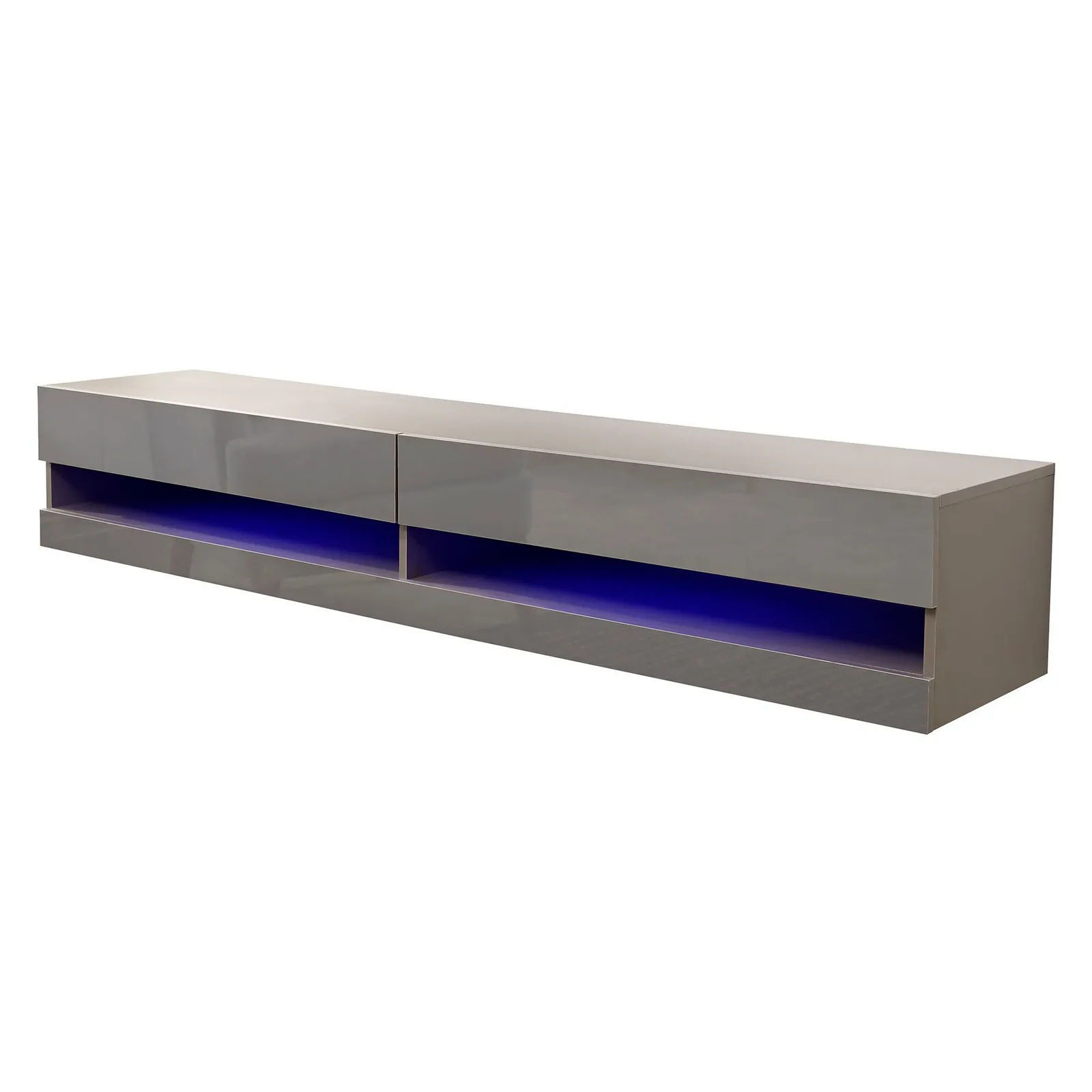 Galicia LED Wide Floating Wall TV Unit for TVs up to 67"