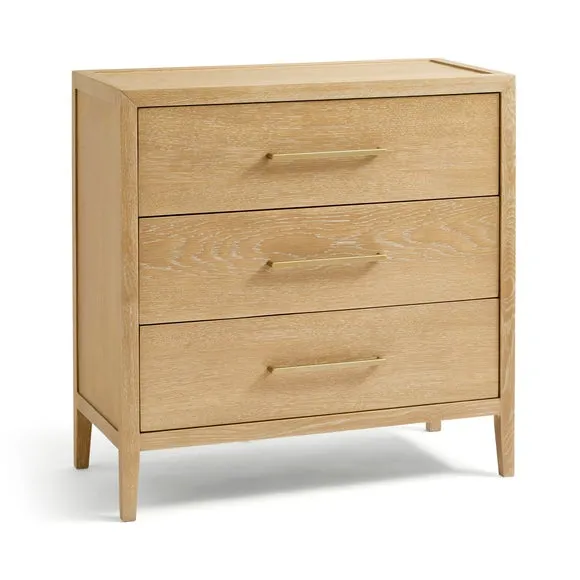 Holden 3 Drawer Chest, Oak 5