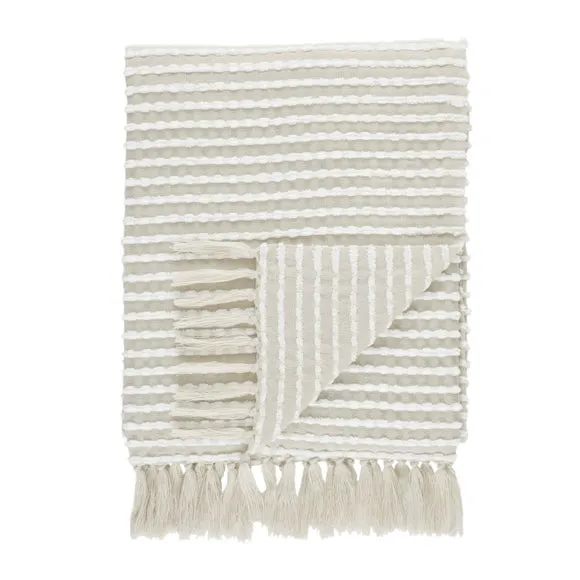 Catherine Lansfield Stab Stitch Throw Blanket 125cm x 150cm 5