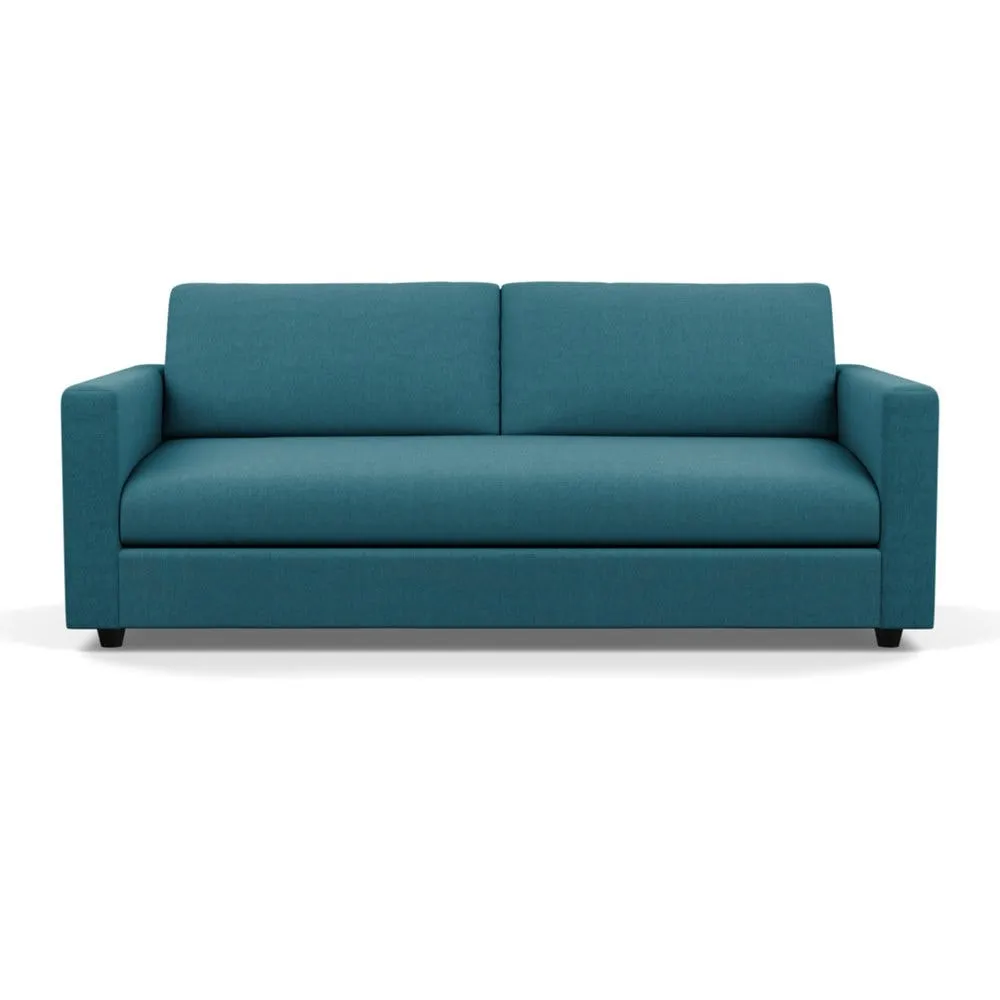 Heal's Nimbus II 4 Seater Sofa Brushed Cotton Cadet Black Feet 1