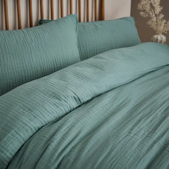 Cotton Muslin Duvet Cover and Pillowcase Set 3