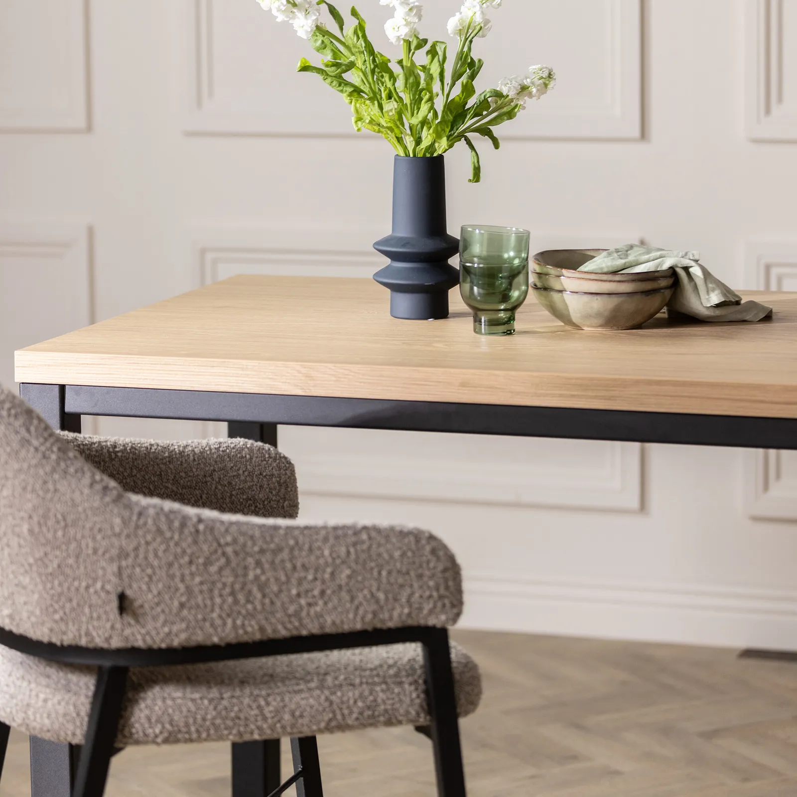 Hanover Bar Table 138X80X92Cm, Neutral | Barker & Stonehouse 3