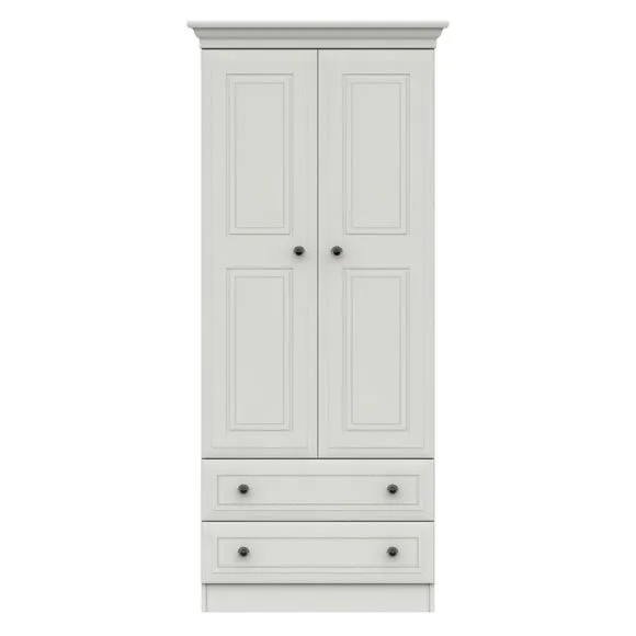 Portia Double 2 Drawer Wardrobe