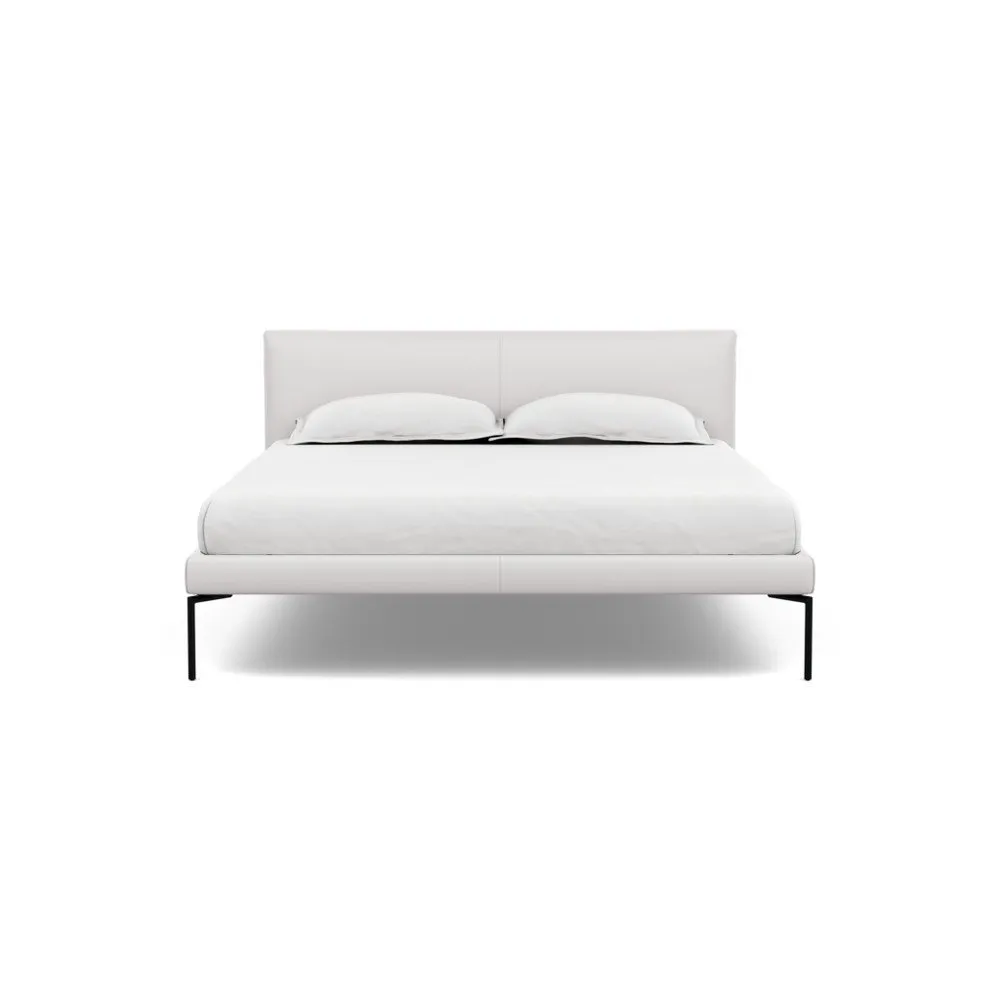 Heal's Matera Bedstead King Leather Grain Whtie 000