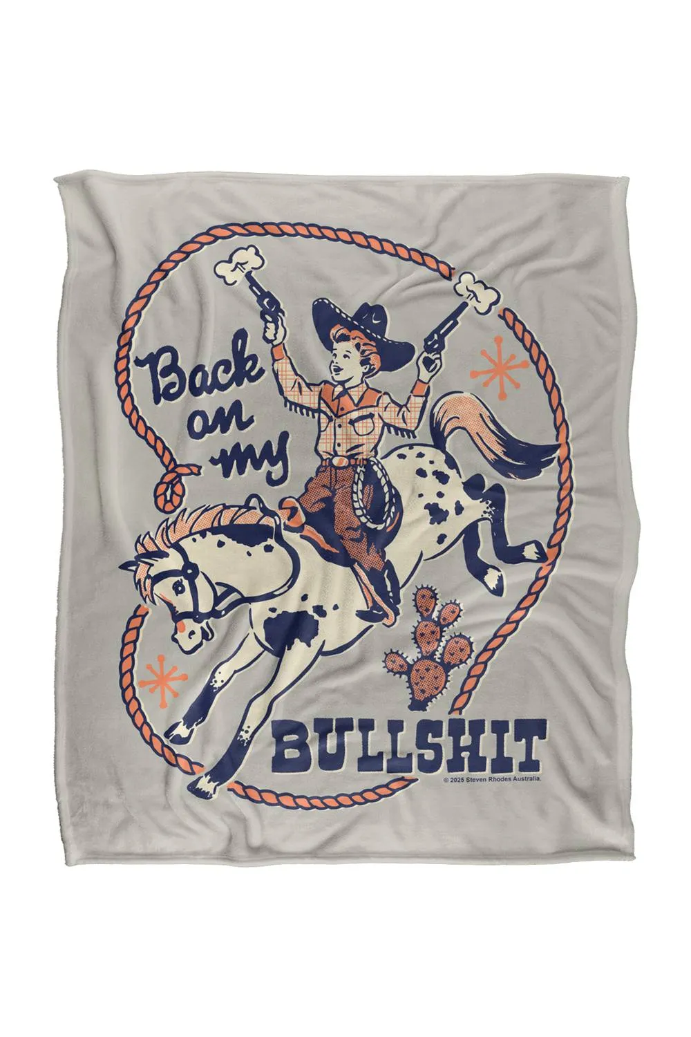 Steven Rhodes Back On My BS Silky Touch Super Soft Throw Blanket