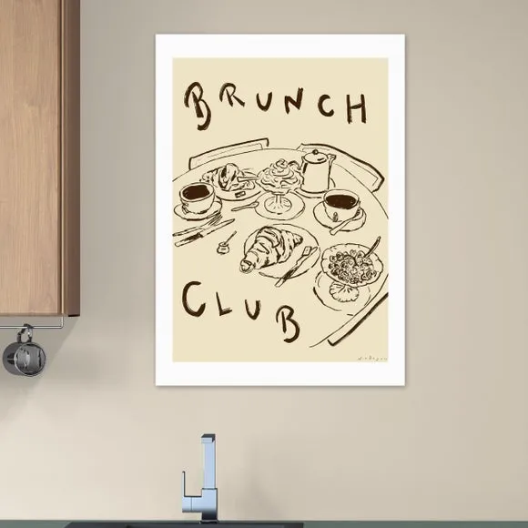 East End Prints Brunch Club Print 1