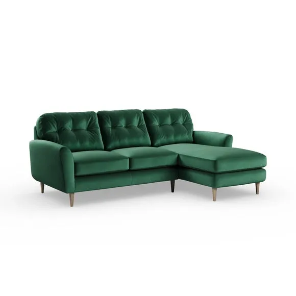 Sven Opulent Velvet Large Corner Chaise Sofa 6