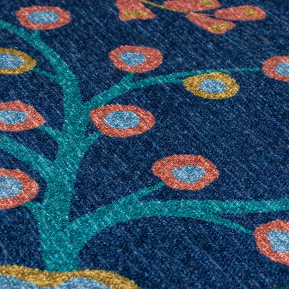Sabrina Floral Washable Rug 2