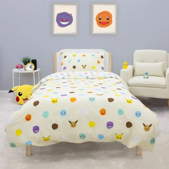 Pokemon Character Duvet Cover & Pillowcase Set 2