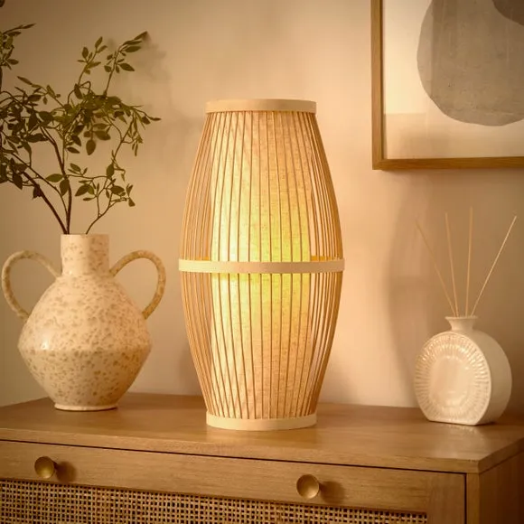 Kiva Boho Bamboo Table Lamp 2