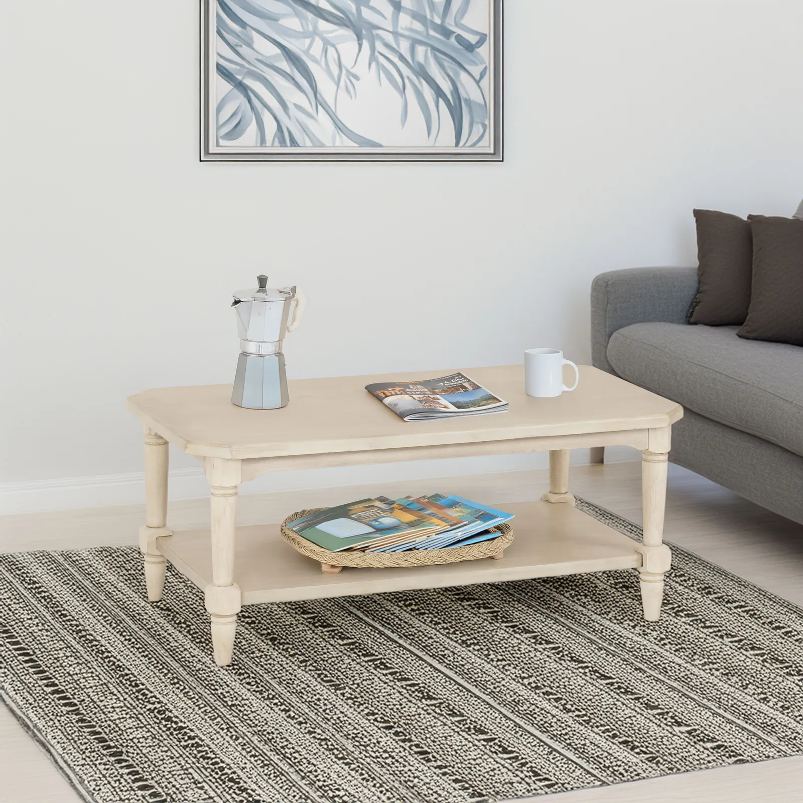 Seconique Chantilly Coffee Table in Cream