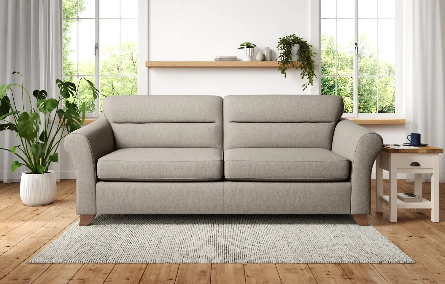M&S Abbey Highback 4 Seater Sofa