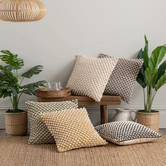 Jersey Bobble Square Cushion 6