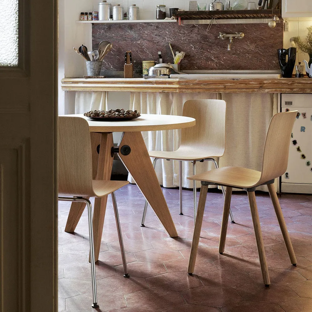 Vitra HAL Ply Chair Dark Oak 3
