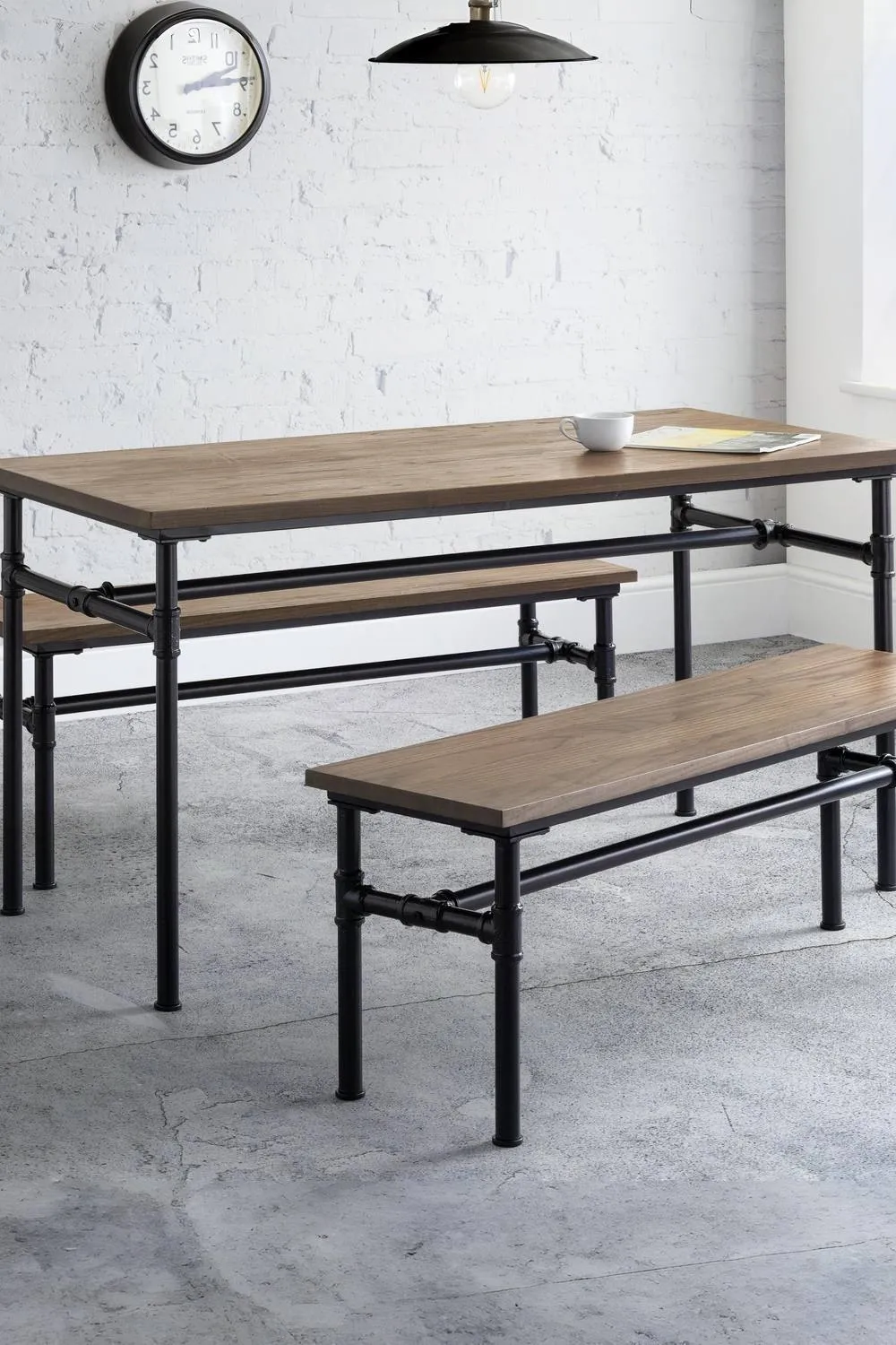 Julian Bowen Carnegie Rectangular 4-6 Seater Dining Table in Natural