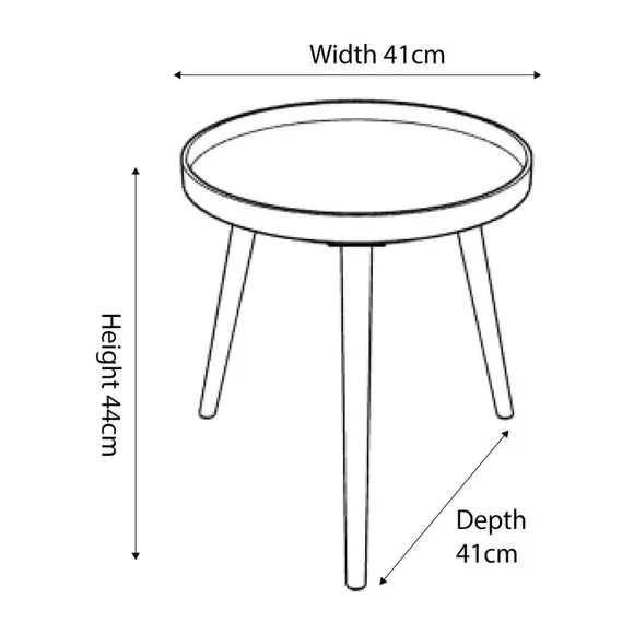 Pacific Halston Large Side Table, Natural Pine Wood 5