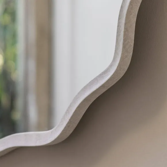 Cedar and Sage Seabrook Wave Round Wall Mirror 3