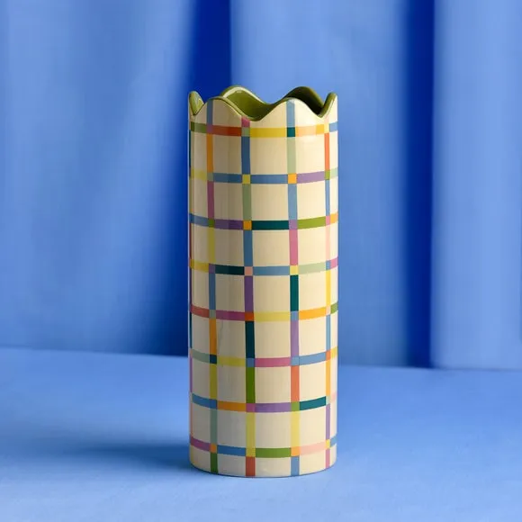 Raspberry Blossom Multi Coloured Vase 2